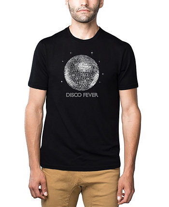 Мужская футболка Premium Blend Word Art Disco Ball LA Pop Art