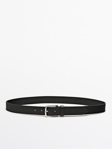 Soft nappa leather belt Massimo Dutti