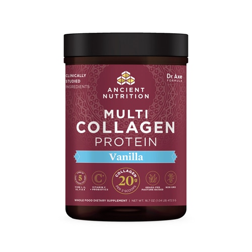 Ancient Nutrition Multi Collagen Protein Vanilla -- 16,8 унций Ancient Nutrition