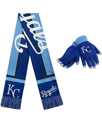 Женский комплект из перчаток и шарфа Kansas City Royals FOCO