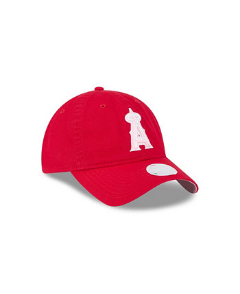 Women's Red Los Angeles Angels 2024 Mother's Day 9TWENTY Adjustable Hat New Era