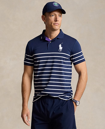 Men's Wimbledon 2024 Striped Polo Shirt Polo Ralph Lauren