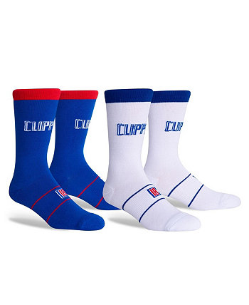Мужские кроссовки LA Clippers, комплект из двух предметов для дома и усилителя; Носки для экипажа выездной формы PKWY