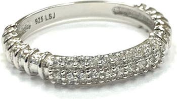 Серебряное кольцо с паве из стерлингового серебра, размер 7 Liza Schwartz