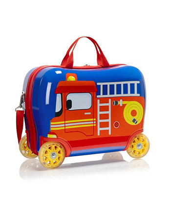 Hey's Kids Ride-on Luggage w/Light-up Wheels - Fire Truck Heys