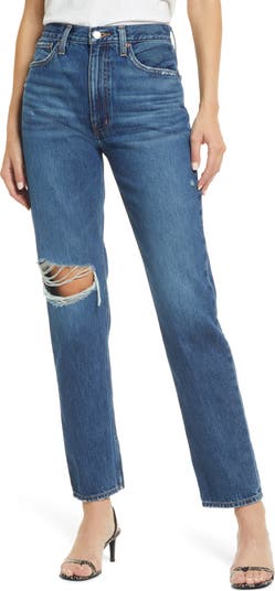 Рваные джинсы с высокой талией Finn ETICA
