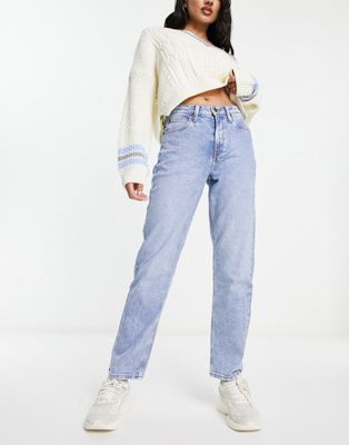 Джинсы прямого кроя Lee Carol из кислотно-светлого денима Lee Jeans
