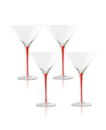 Бокалы для мартини Tempest, набор из 4 шт. Qualia Glass