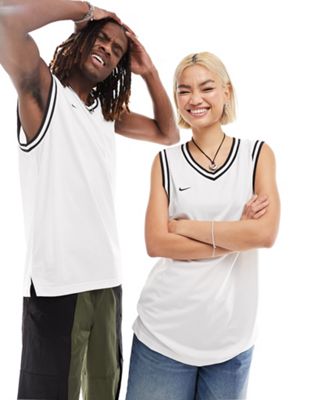 Белая футболка унисекс Nike Basketball DNA Dri-Fit Nike