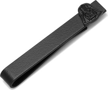 . Satin Black Darth Vader Tie Bar Cufflinks, Inc.