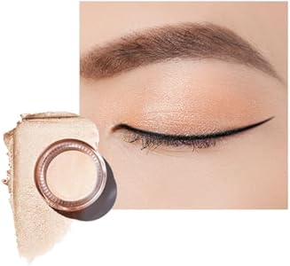 Oulac Shimmer Cream Eyeshadow also for Highlighter Blendable Eye Shadow Waterproof&Long Lasting with Moisturizing Formula Soft Shimmer Eye Make-up,Vegan & Cruelty-Free,6g P06 Oulac