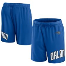 Men's Fanatics Branded Blue Orlando Magic Free Throw Mesh Shorts Fanatics