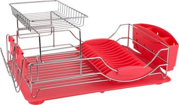 2-Tier Deluxe Dish Drying Rack HOME BASICS