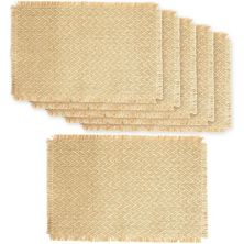 Farmlyn Creek Natural Jute Placemats for Dining Table (17.75 x 12 Inches, 6 Pack) Farmlyn Creek