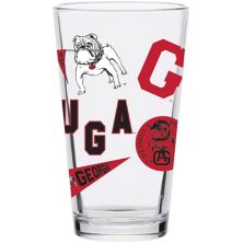 Georgia Bulldogs 16oz. Medley Vintage Pint Glass Unbranded