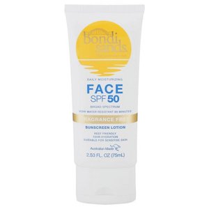 Bondi Sands Fragrance Free Daily Sunscreen Face Lotion SPF 50 | Hydrating UVA + Bondi Sands