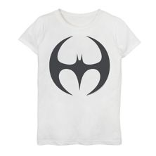 Узкая футболка с логотипом на груди и логотипом DC Comics 7-16 для девочек DC Comics