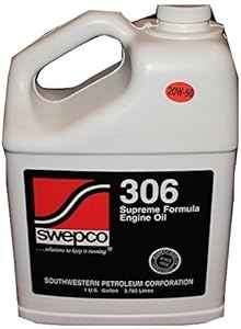 306 Supreme Formula Engine Oil 20w50 Gal. Swepco