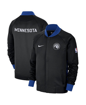 Мужская черная куртка Royal Minnesota Timberwolves 2022, 23 City Edition Showtime Thermaflex с молнией во всю длину Nike