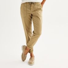 Универсальные брюки-джоггеры Petite Sonoma Goods For Life® со средней посадкой SONOMA