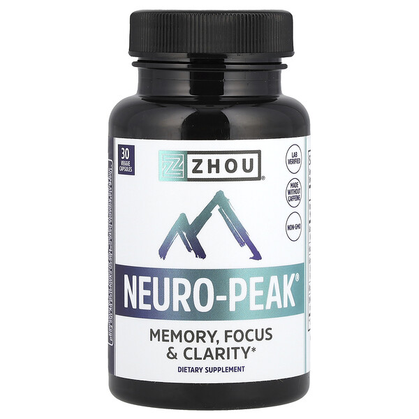 Neuro-Peak, 30 Veggie Capsules (Капсулы на растительной основе) Zhou