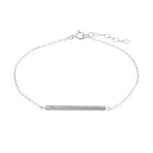 Ножной браслет-цепочка из стерлингового серебра с блестками Aleure Precioso Aleure Precioso