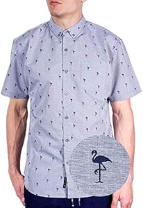 Visive Mens Short Sleeve Button Down Printed Shirts - Over 45 Novelty Prints Sizes S - 4XL Visive