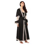 Women's Lace Trimmed Robe MEMOI