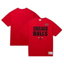 Мужская красная футболка Mitchell & Ness Chicago Bulls Hardwood Classics Legendary Slub Mitchell & Ness