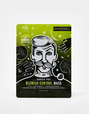 Barber Pro Blemish Control Cica + ниацинамидная тканевая маска Barber Pro
