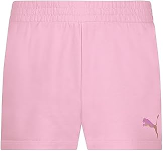 PUMA Girls' Cotton French Terry Short PUMA