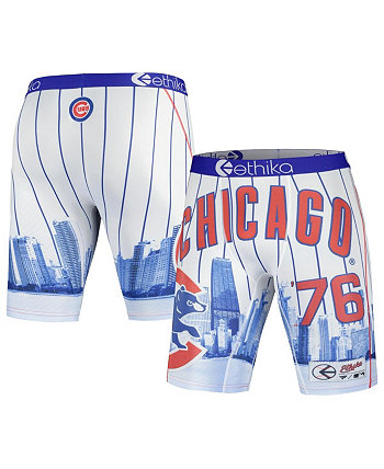 Мужские белые трикотажные шорты Chicago Cubs, трусы-боксеры, накидка Ethika