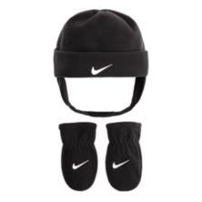 Комплект из флисовой шапки и варежек Nike Swoosh для малышей и малышей Nike