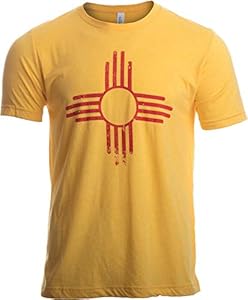 Vintage New Mexico Flag | Zia Sun New Mexican State Pride Men or Women T-Shirt Ann Arbor T-shirt Co.