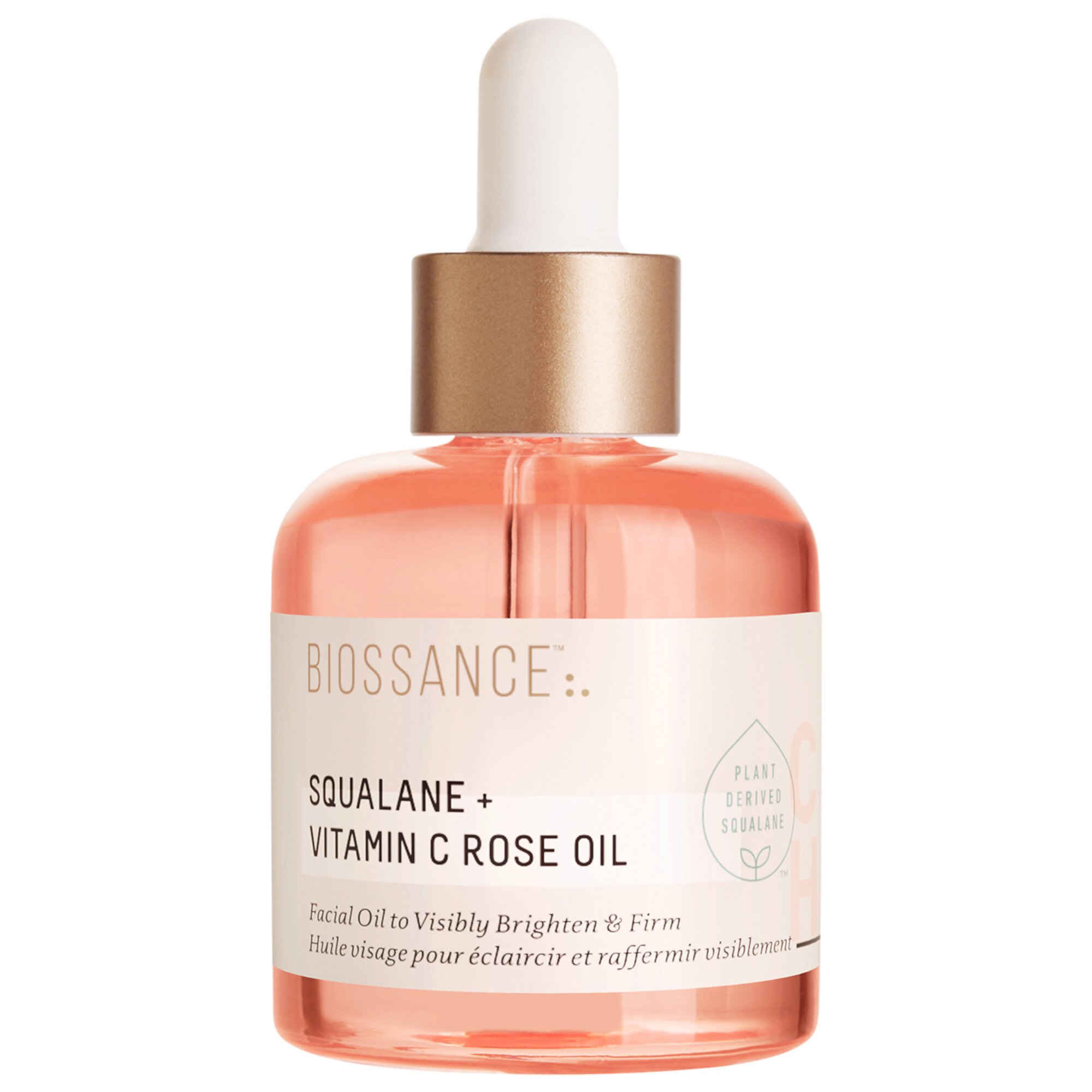 Squalane + Vitamin C Rose Firming Oil Biossance