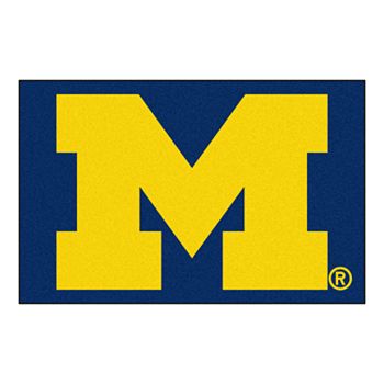 Коврик для дома Michigan Wolverines, 48 х 76 см, с противоскользящим виниловым покрытием Fanmats