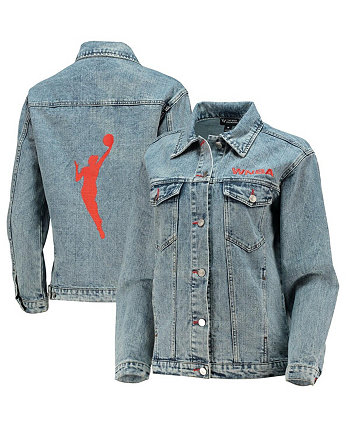 Мужская джинсовая куртка на пуговицах с логотипом WNBA The Wild Collective