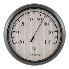 La Crosse Technology 8-in. Analog Indoor/Outdoor Thermometer La Crosse Technology
