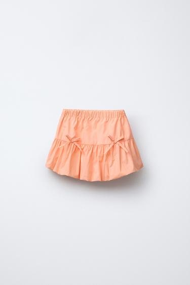 LITTLE BOWS BALLOON SKIRT Zara