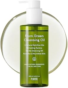 PURITO From Green Cleansing Oil Refill 6.76 fl.oz / 200ml Gentle Facial Cleanser, Cruelty-free & Vegan, Nature-derived Oils (Refill) Purito