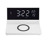 ChargeX Pro - Wireless Charging Alarm Clock for All Wireless Charging Smartphones Ztech