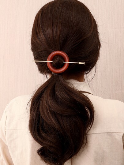 Заколка для волос с круглым декором SHEIN