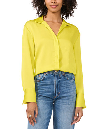 Women's Oversized Collared Button-Down Shirt Vince Camuto