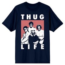 Мужская золотая футболка Thug Life для девочек Licensed Character