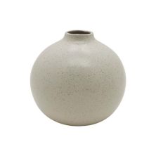 Sonoma Goods For Life® Small Round Brown Speckled Vase Table Decor SONOMA