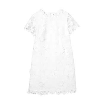 Кружевное платье-рубашка с цветочным принтом Kate Spade New York