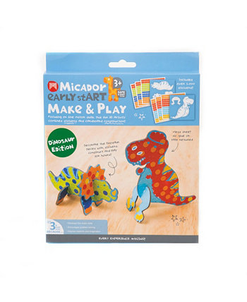 Make Play Dino Set, 2 предмета Micador early stART
