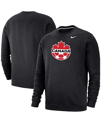 Мужская черная толстовка из флисового пуловера Canada Soccer Nike