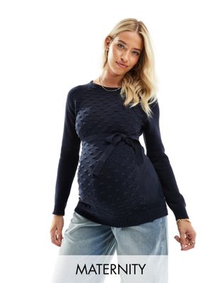 Темно-синий свитер для беременных Mama.Licious MAMALICIOUS