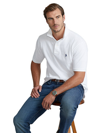 Мужская футболка-поло из хлопковой сетки классического кроя для больших и высоких Ralph Lauren